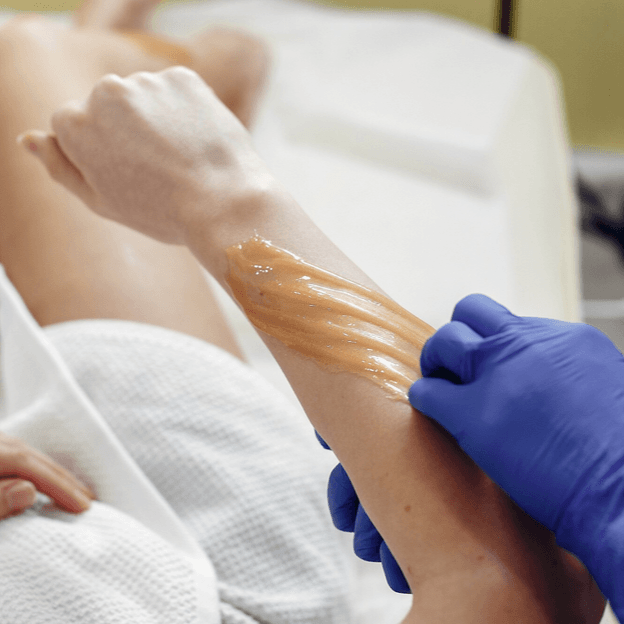 Full arms wax
