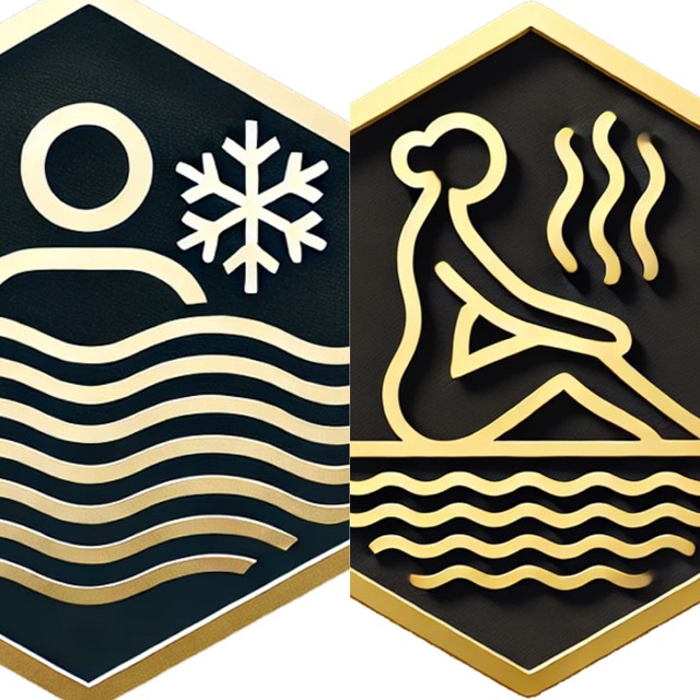 Cold Plunge Trad Sauna . O2 Therapy