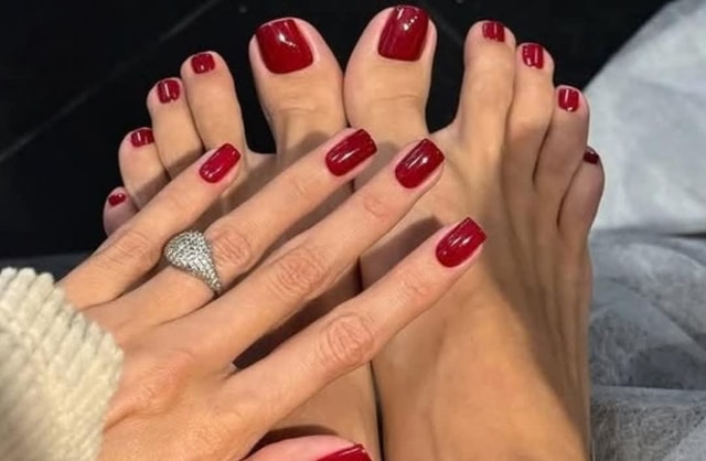 Mani & Pedi Ruso + gelish 1 color