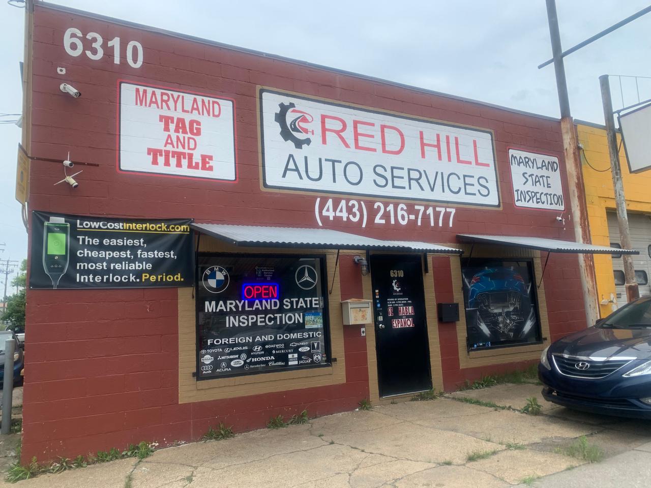 Redhill auto state inspection tag and title