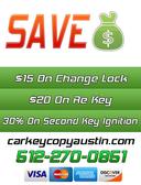Car Key Copy Austin