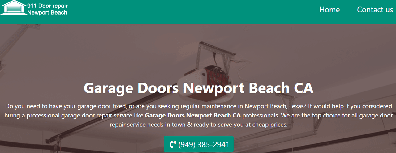 911 Door repair Newport Beach