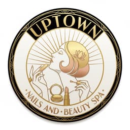 Uptown Nails logo
