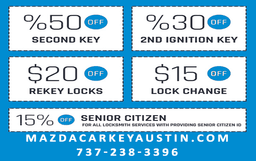 Mazda Car Key Austin logo